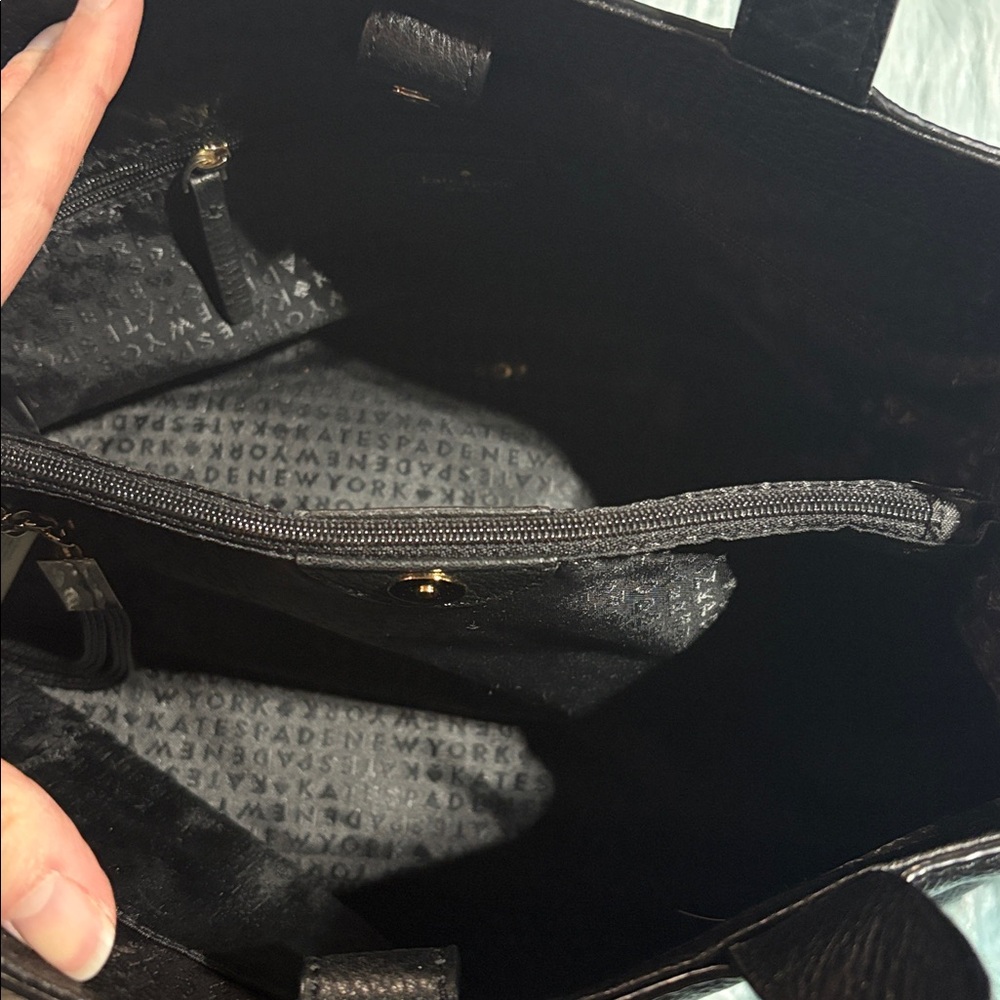 Kate Spade Black Leather Street Cate Shoulder Bag - Picture 5 of 9